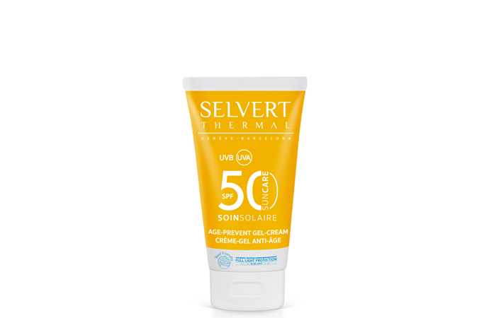 Selvert Thermal - Sun Care. Age Prevent Gel-Cream. SPF 50. - 50ml.